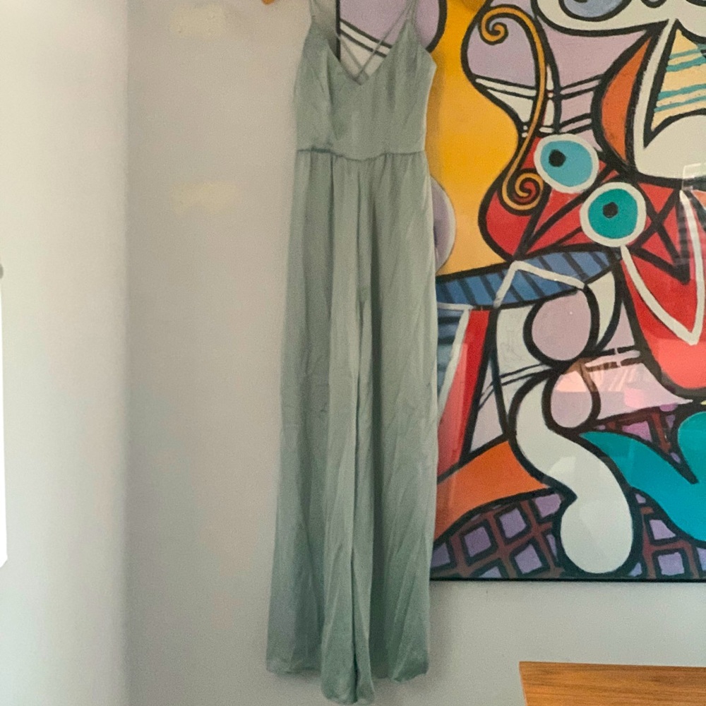 Zara Satin Jumpsuit Medium